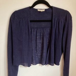 Eileen Fisher Knit Cardigan in Navy